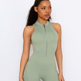 Matcha Zip Jumpsuit