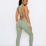 Matcha Zip Jumpsuit