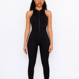 Black Zip Jumpsuit