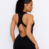 Black Zip Jumpsuit