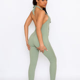 Matcha Bow Tie Jumpsuit