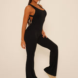 Black Flared Jumpsuit