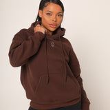 Chocolate Brown Pullover Hoodie
