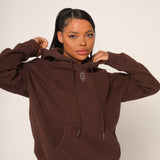 Chocolate Brown Pullover Hoodie