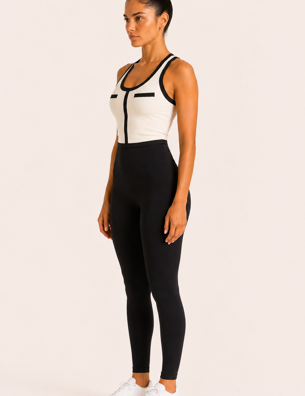Ivory White Old Money Vest Top