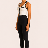 Ivory White Old Money Vest Top