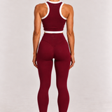 Burgundy Vest Top