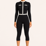 Black Old Money Capri Leggings