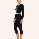 Black Old Money Capri Leggings