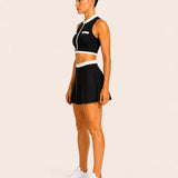 Black Old Money Padel Skirt
