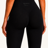 Black Old Money Capri Leggings