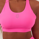 Pink Sports Bra