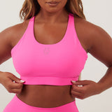 Pink Sports Bra