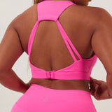 Pink Sports Bra