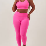 Pink Seamless Leggings