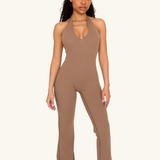 Toffee Flared Jumpsuit