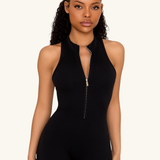 Black Zip Jumpsuit