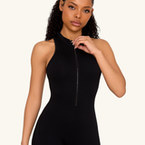 Black Zip Jumpsuit