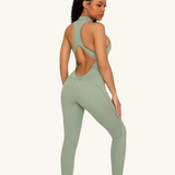 Matcha Zip Jumpsuit