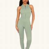 Matcha Zip Jumpsuit