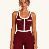 Burgundy Vest Top