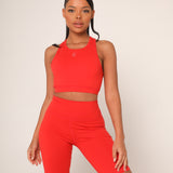 Red Sports Bra