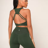 Khaki Green Cycling Shorts