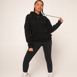 Black Pullover Hoodie