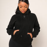 Black Pullover Hoodie