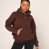 Chocolate Brown Pullover Hoodie