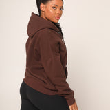 Chocolate Brown Pullover Hoodie